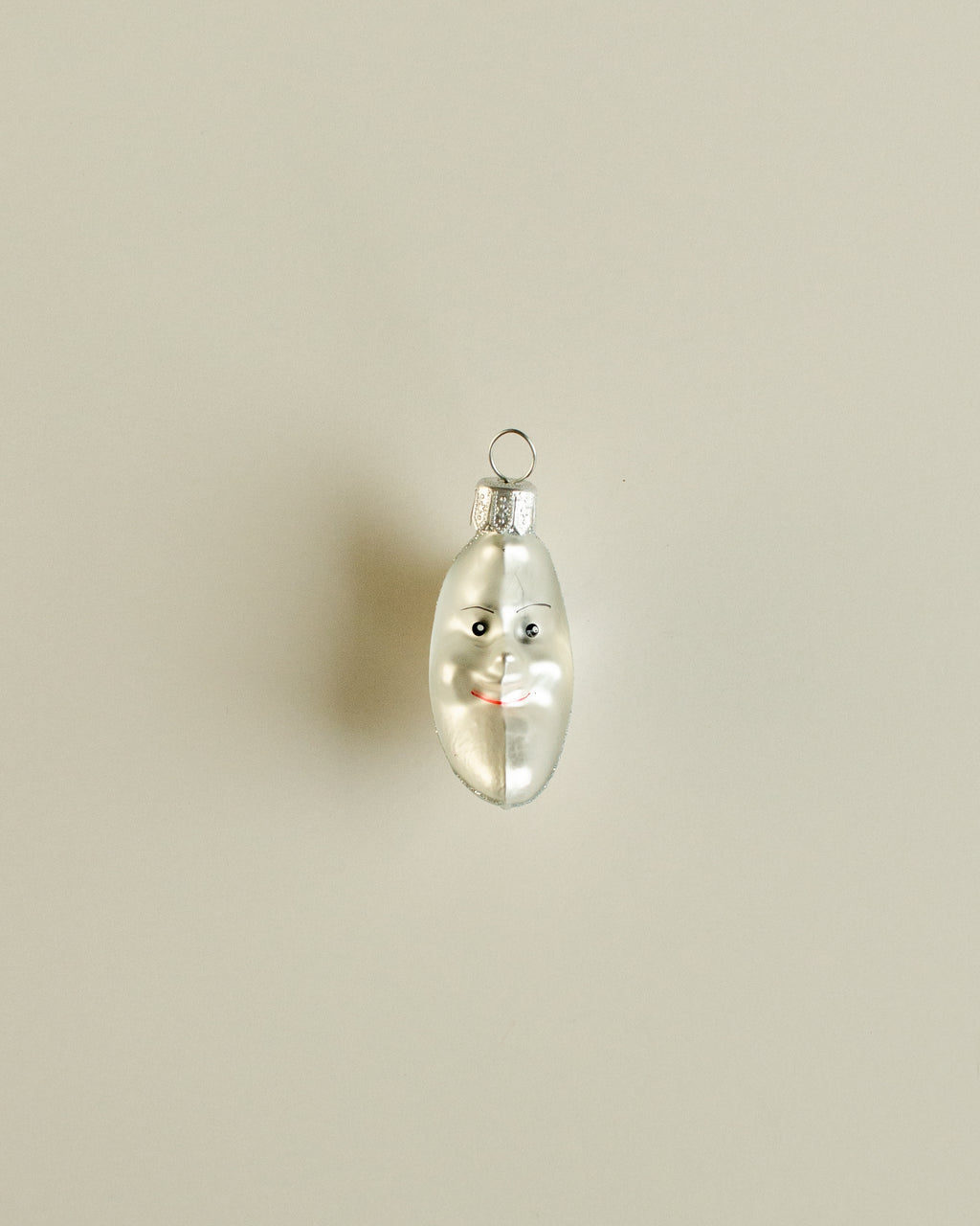 Silver Moon ornament small