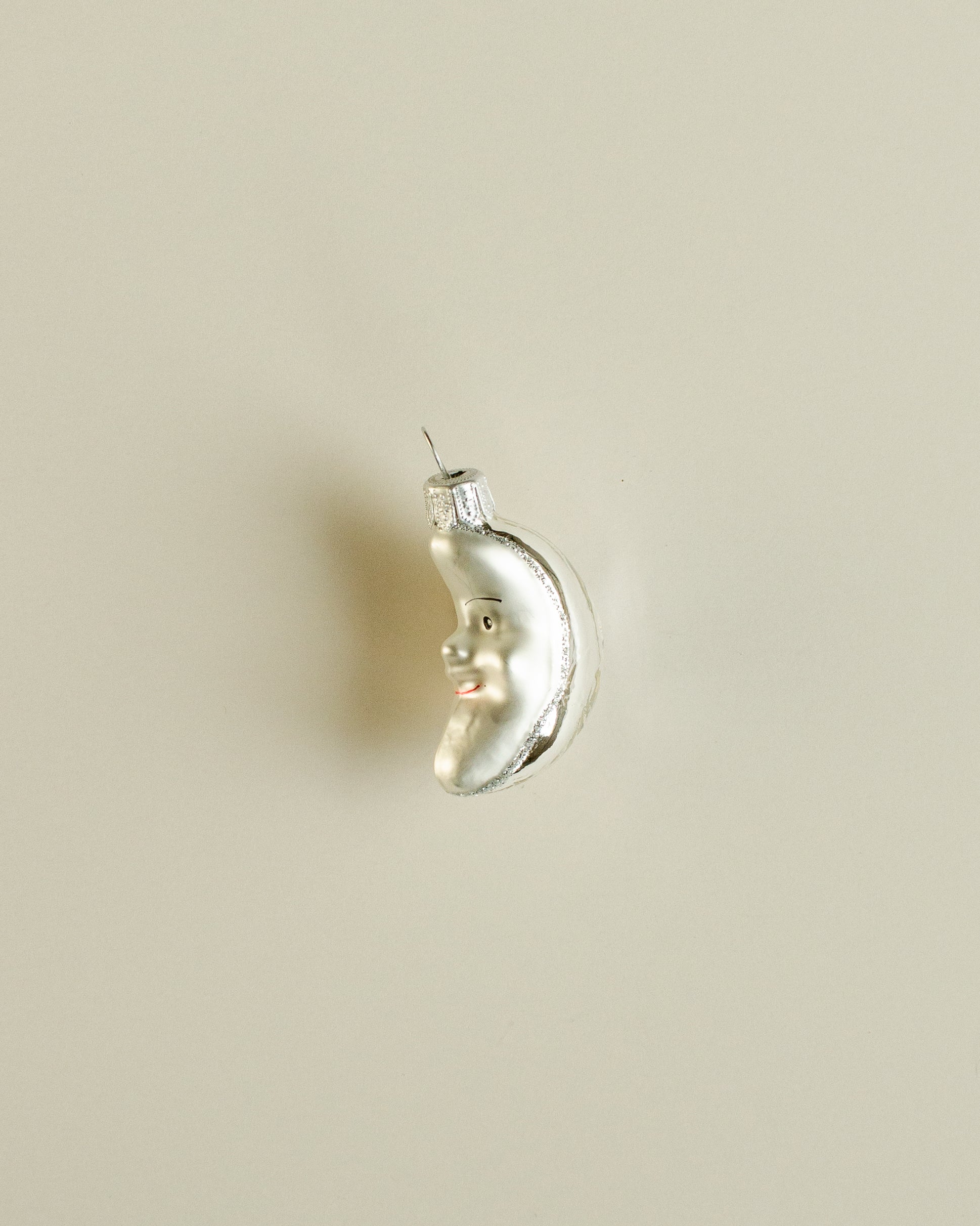 Silver Moon ornament small