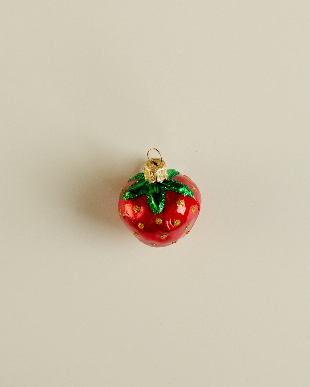 Strawberry Ornament Small Set of 4