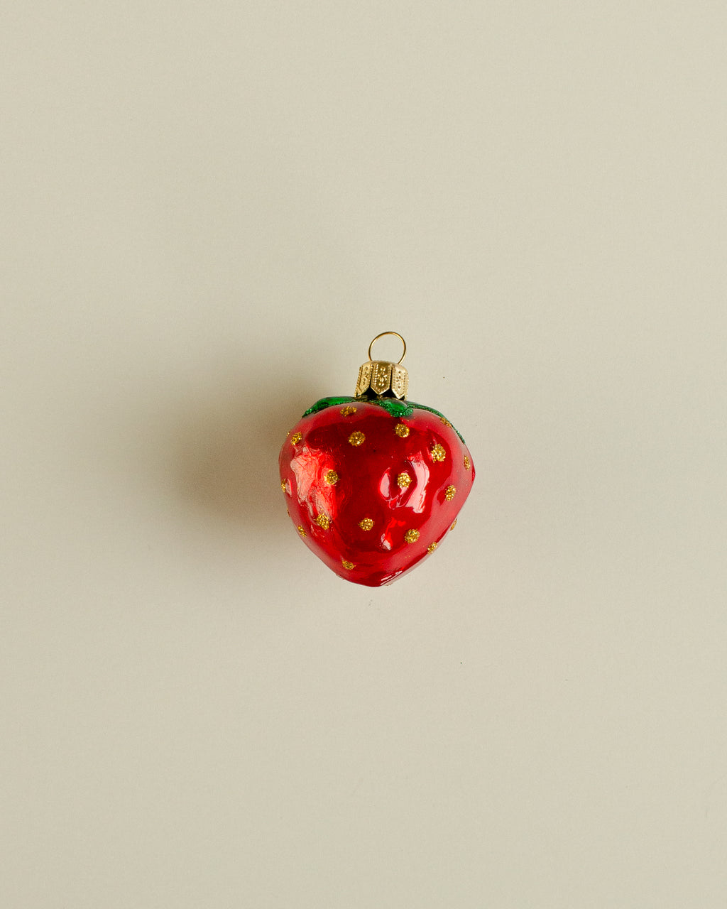 Strawberry Ornament Small Set of 4