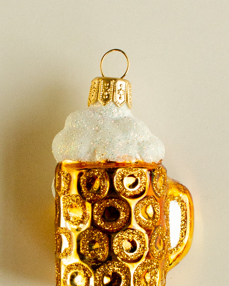 Beer Mug Ornament Small Set of 4
