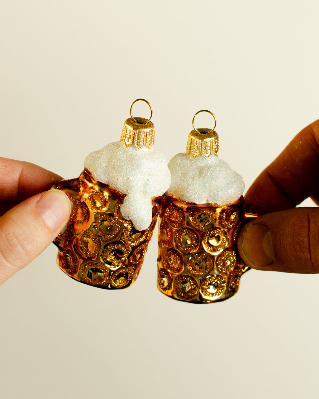 Beer Mug Ornament Small Set of 4