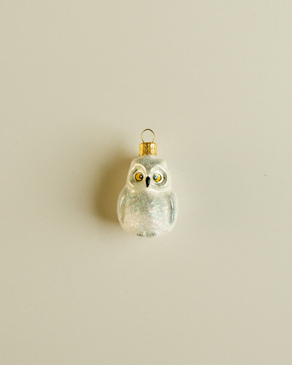 White Owl Ornament Small