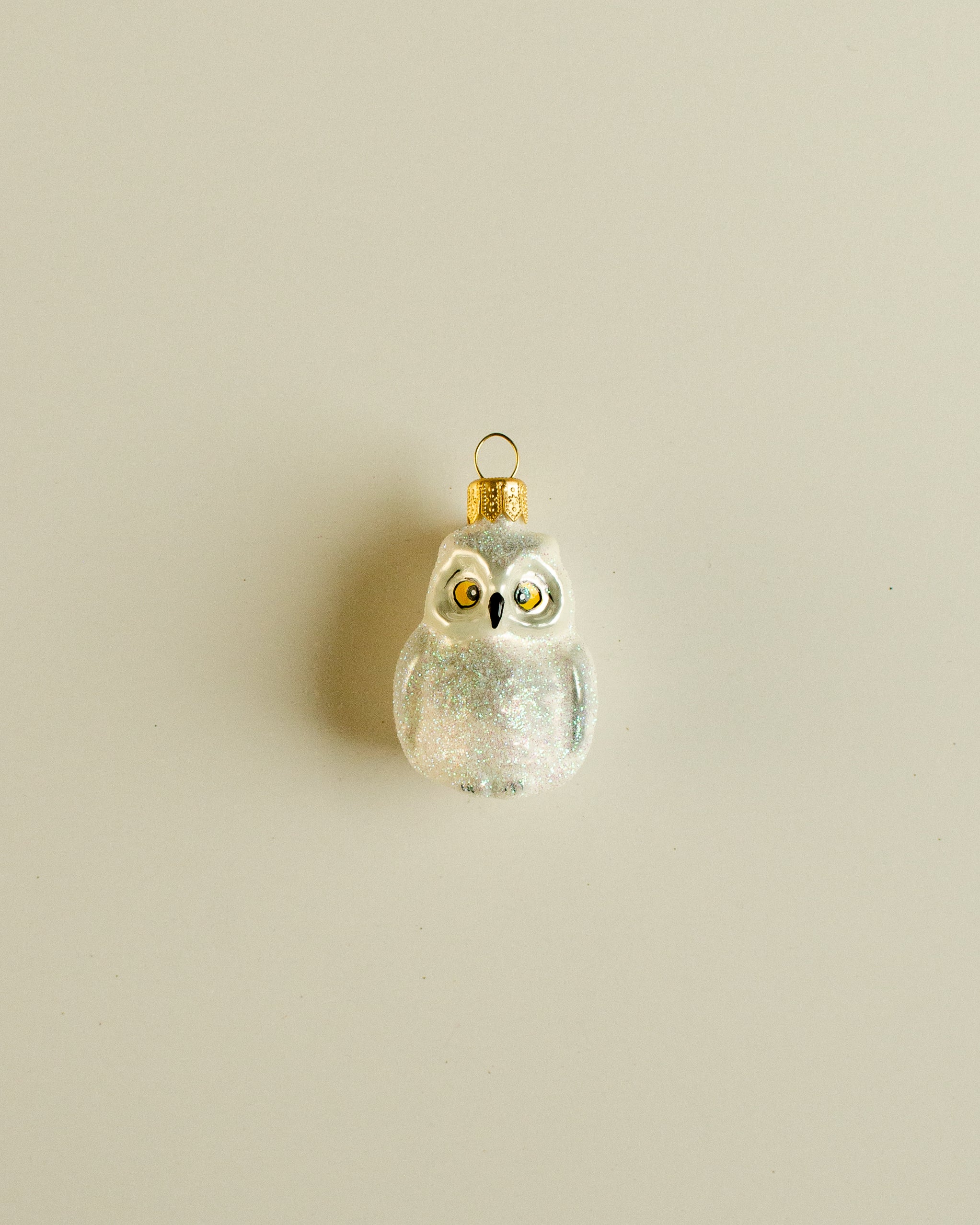 White Owl Ornament Small