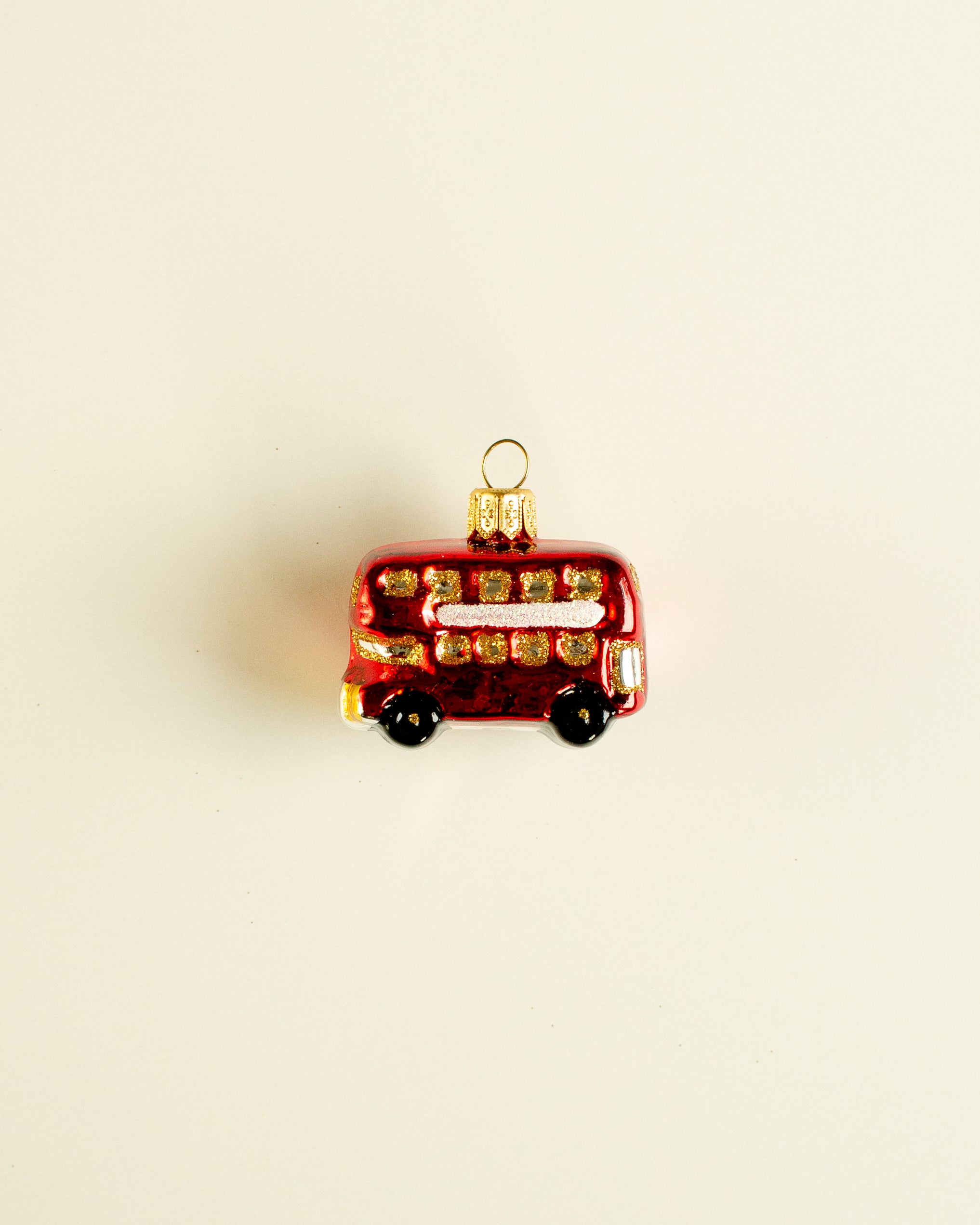 London Bus Ornament Small set of 4