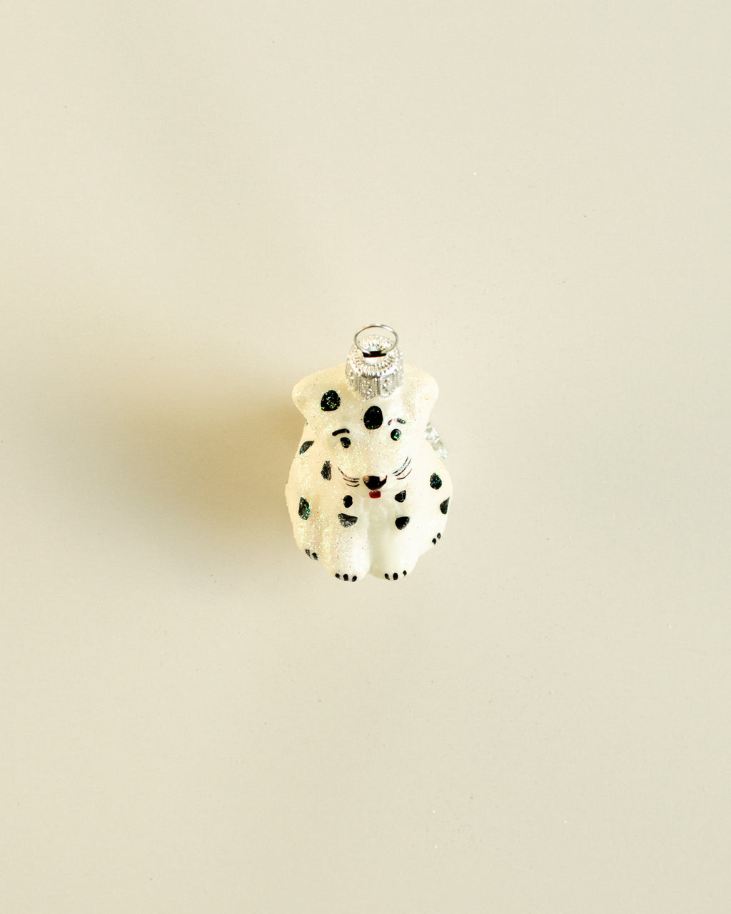 Dalmatien White Ornament Set of 4
