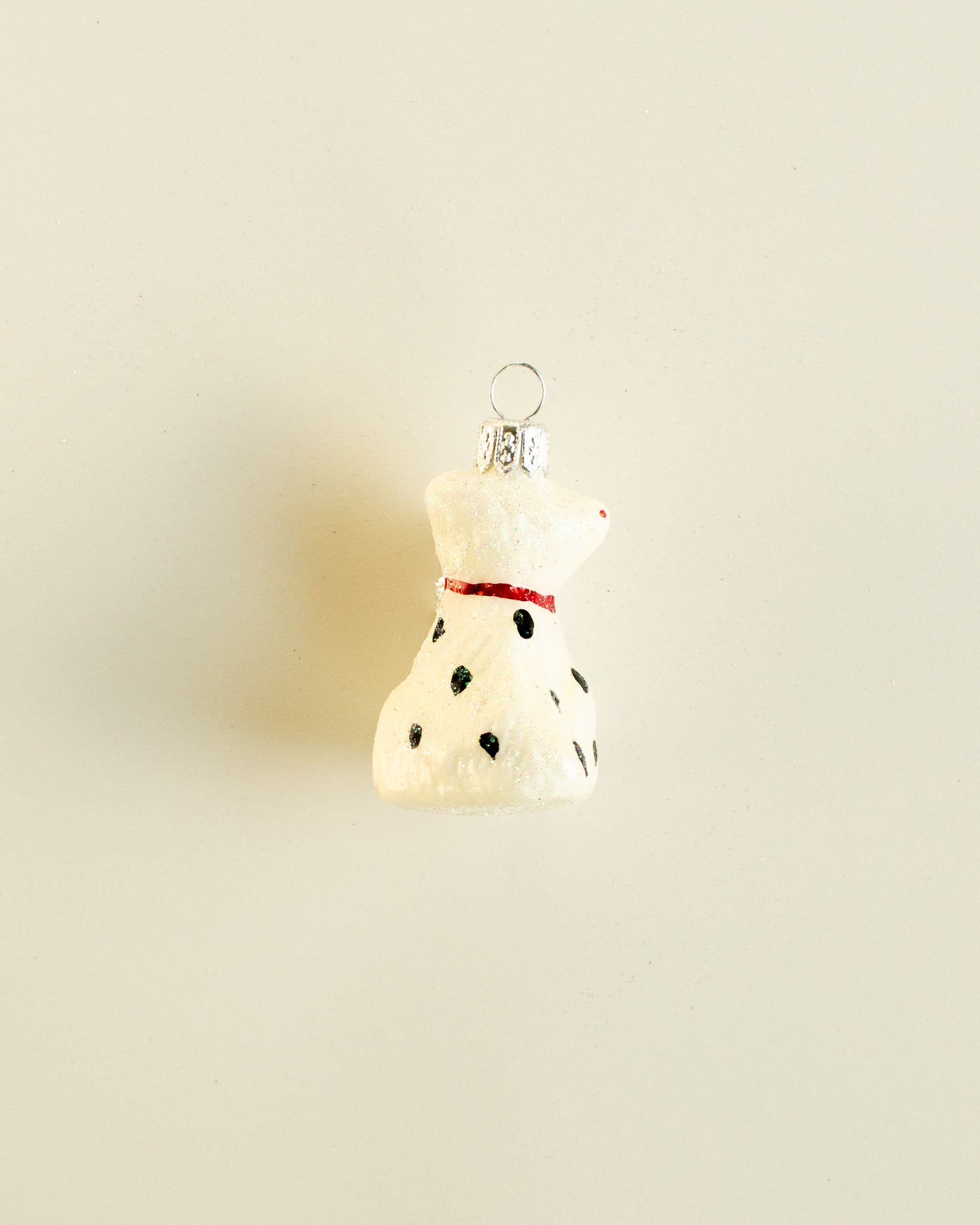 Dalmatian White Ornament Small