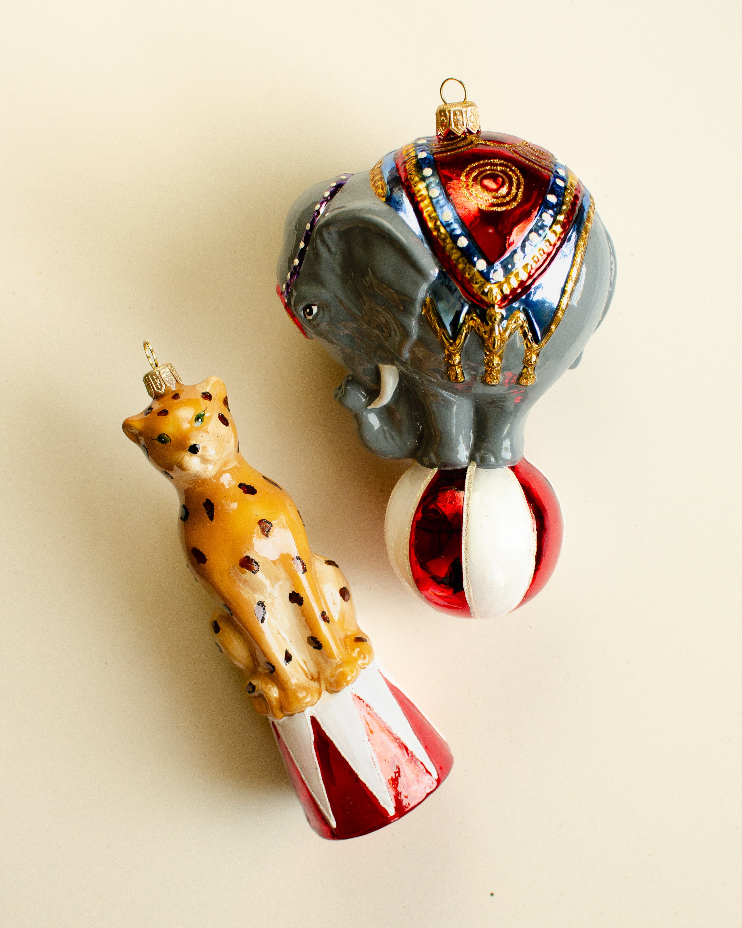 Circus Animals Ornament Set