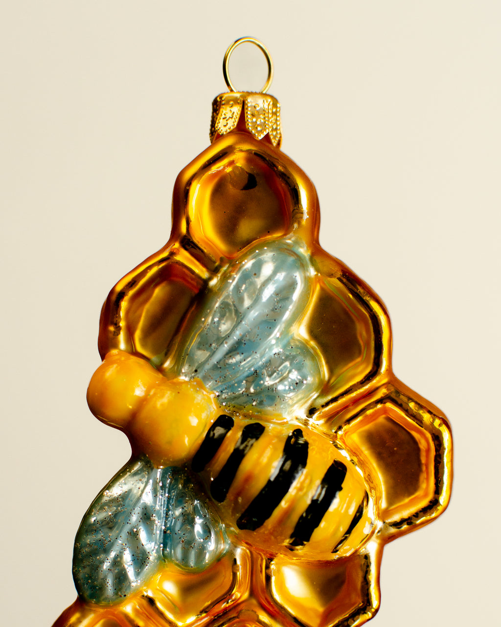Honey bee ornament large