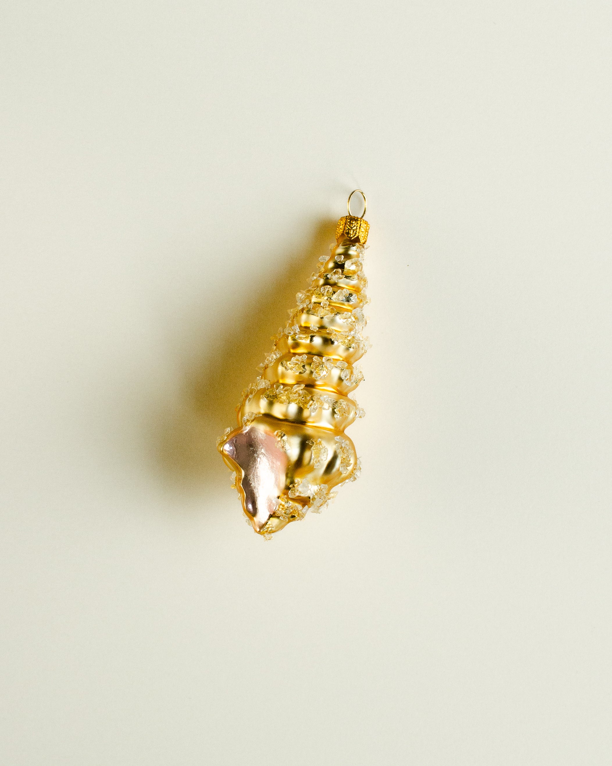 Shell with Crystals Ornament Medium