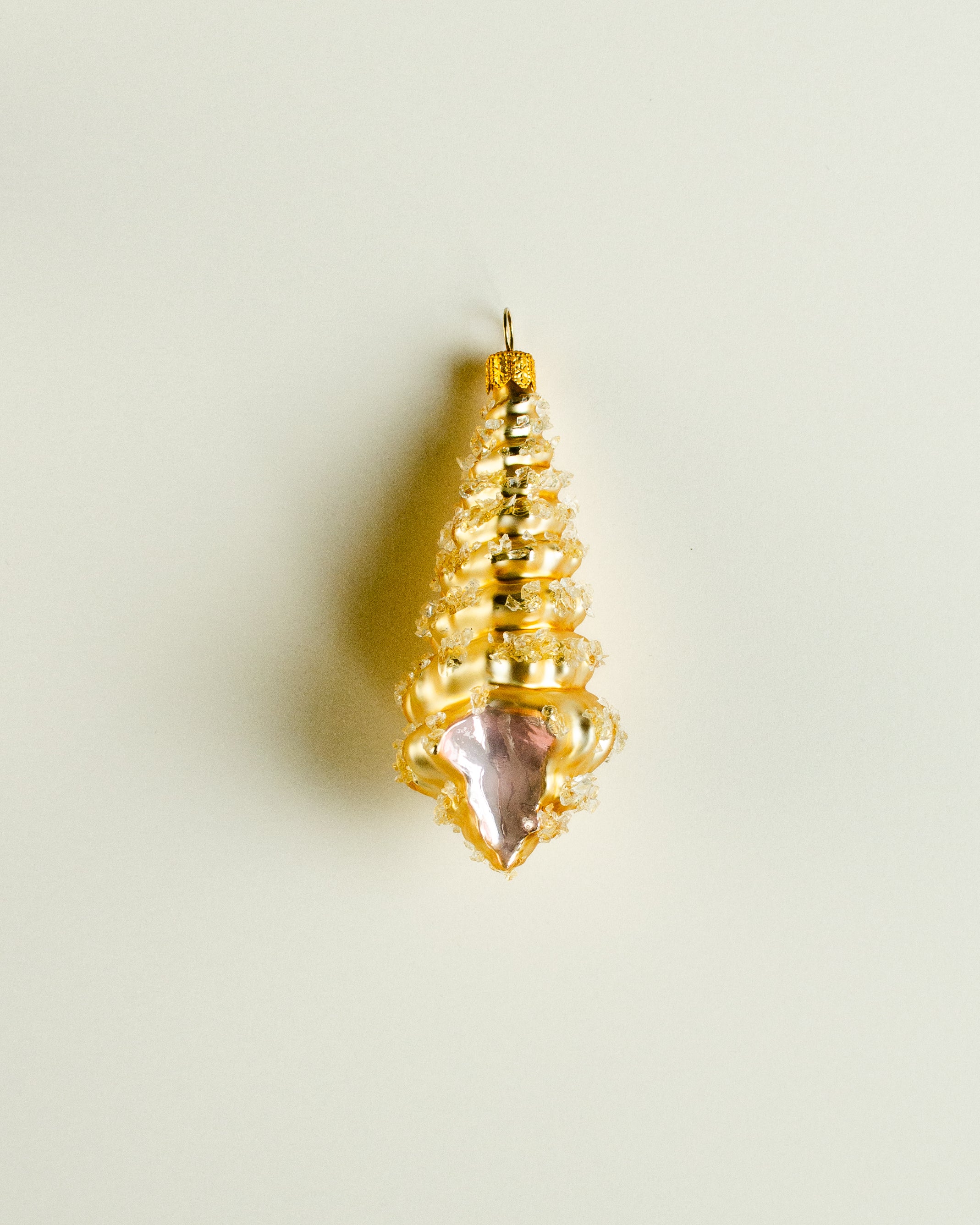 Shell with Crystals Ornament Medium