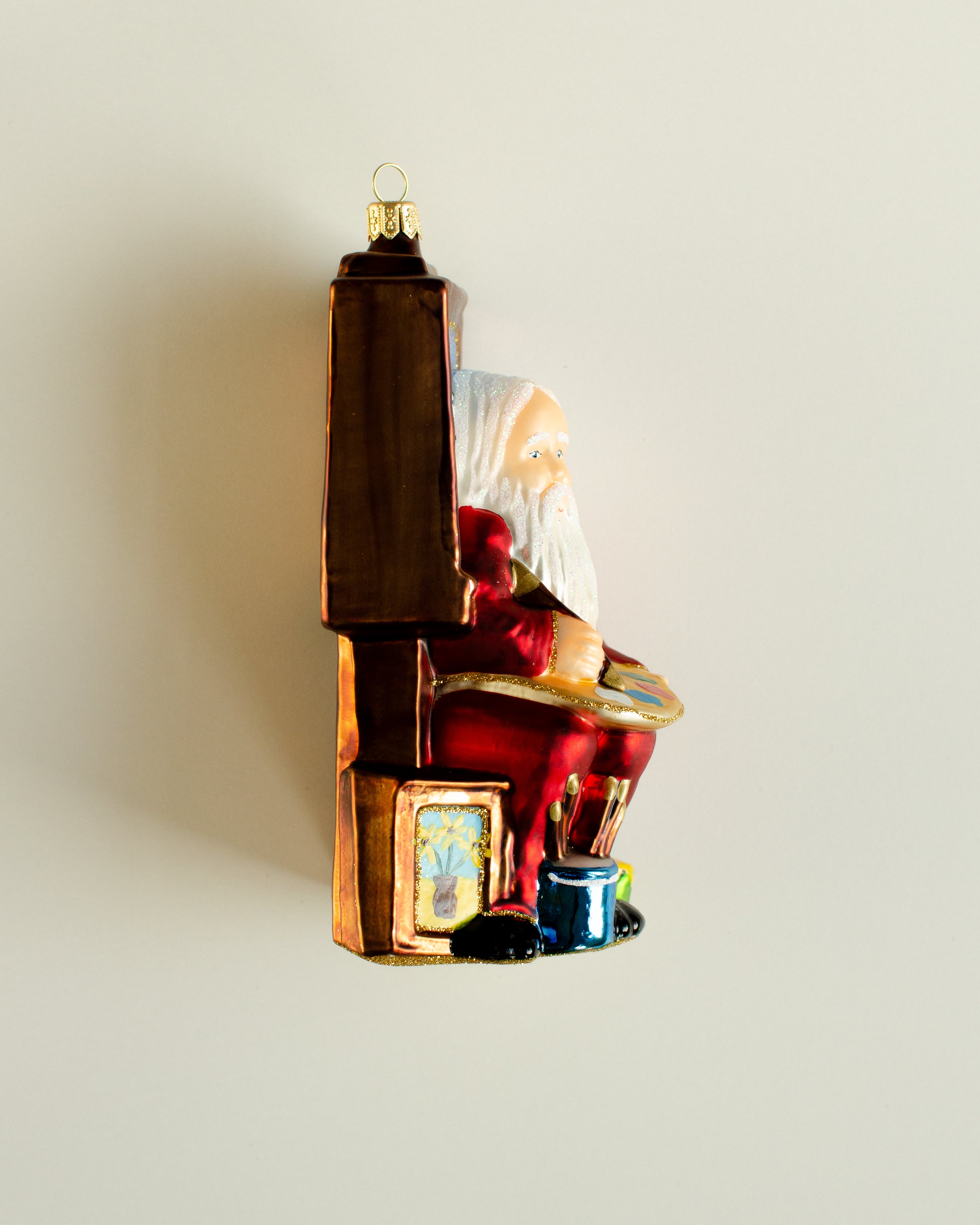 Santa painting van Gogh Ornament