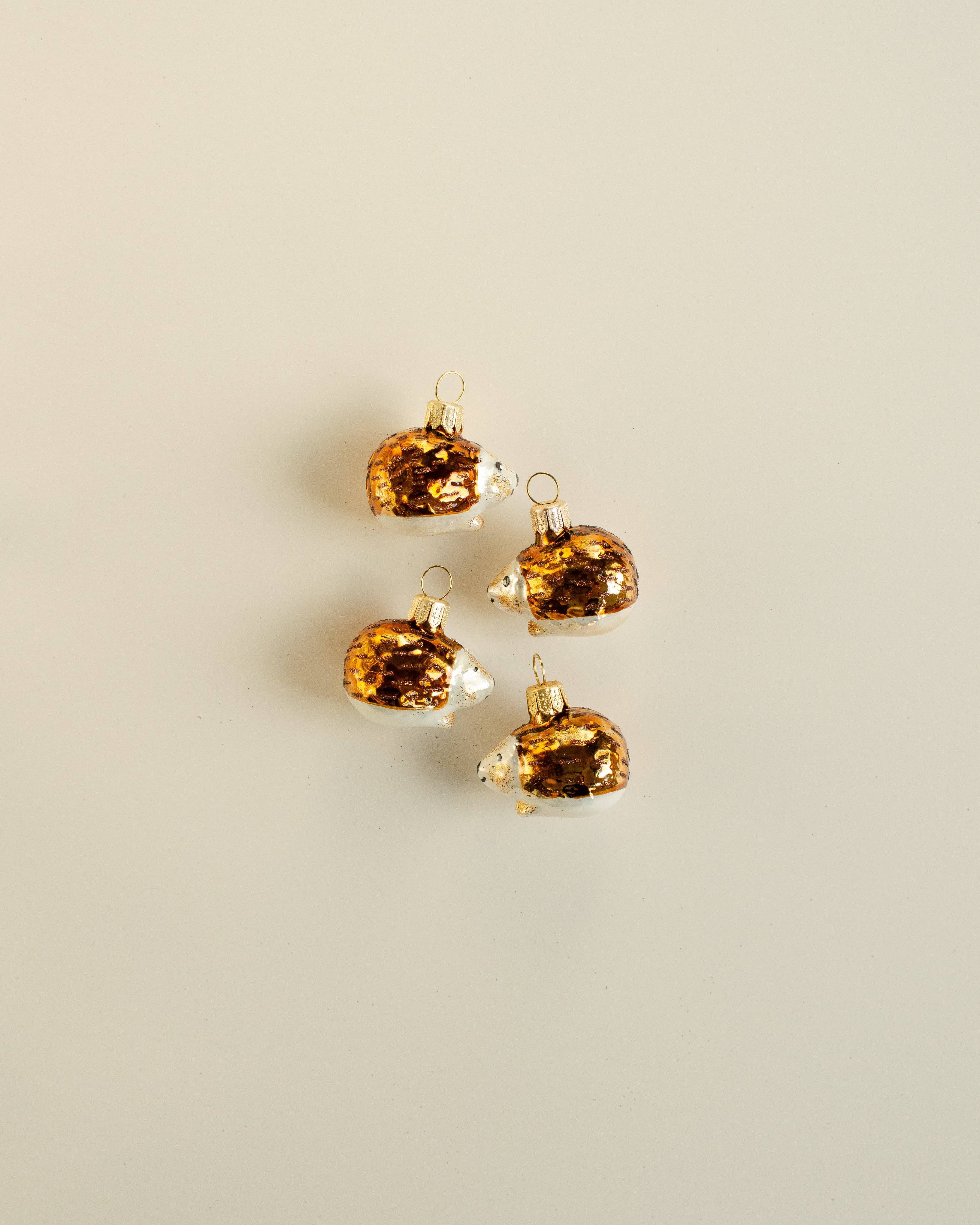 Hedgehoge Ornament set of 4