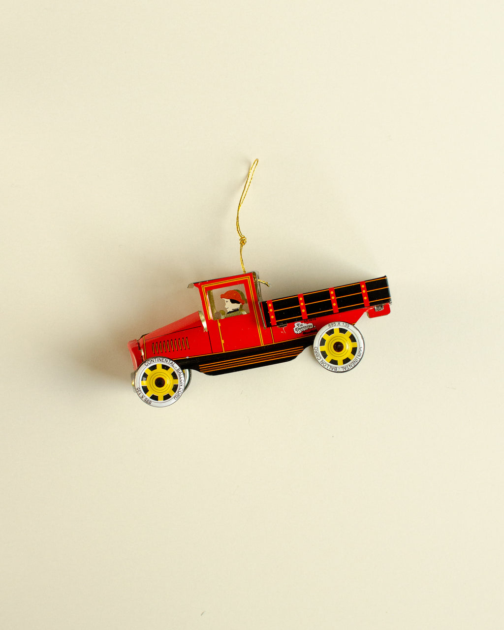 Pick-up Truck Tin Ornament