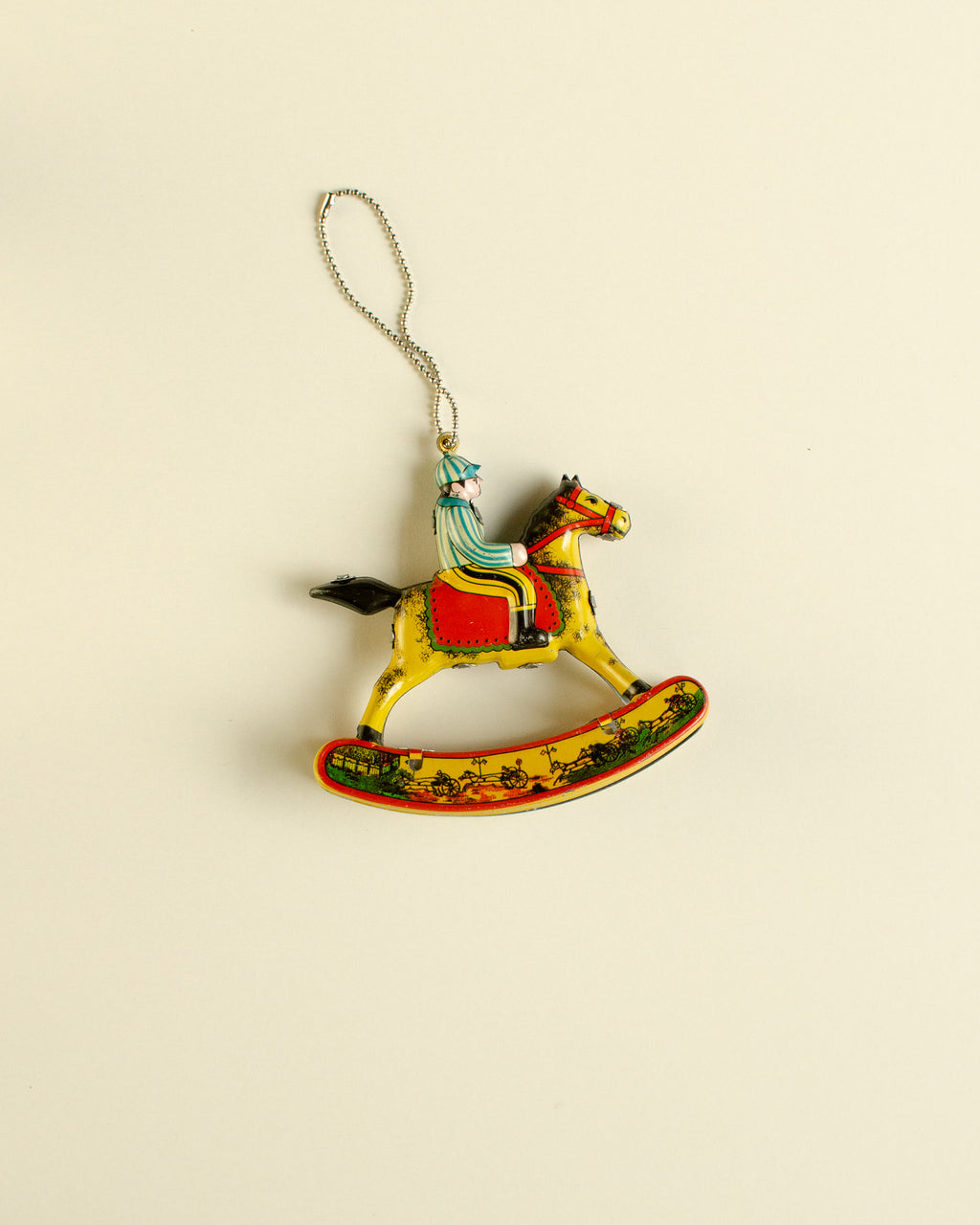 Rocking Horse Tin Ornament