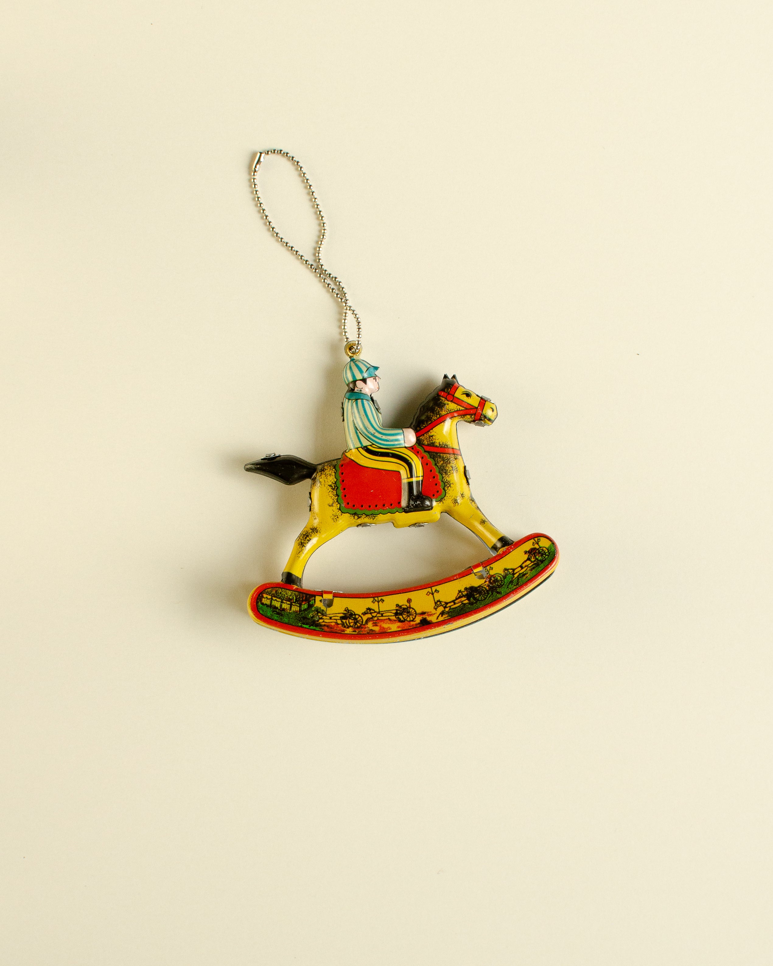 Rocking Horse Tin Ornament
