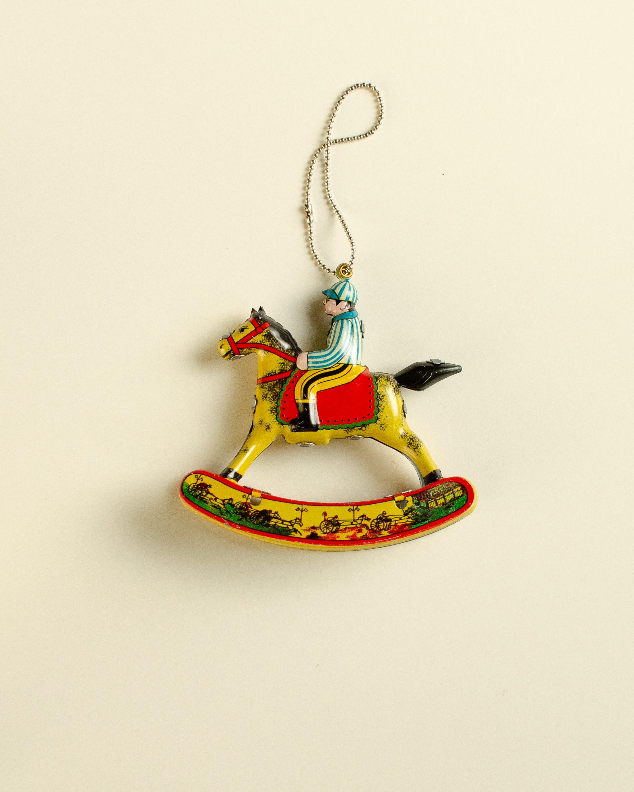 Rocking Horse Tin Ornament