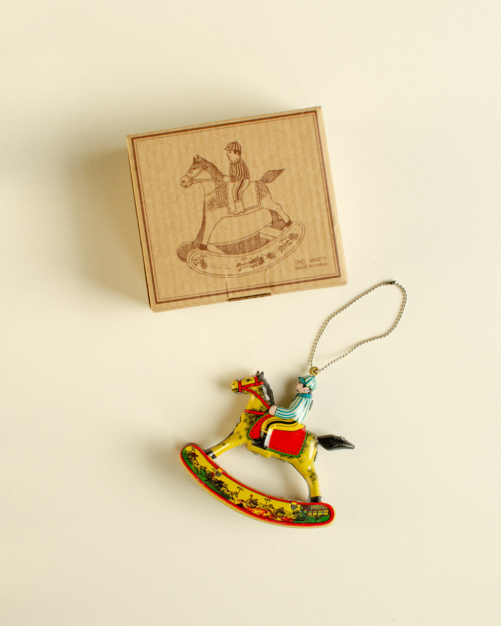 Rocking Horse Tin Ornament