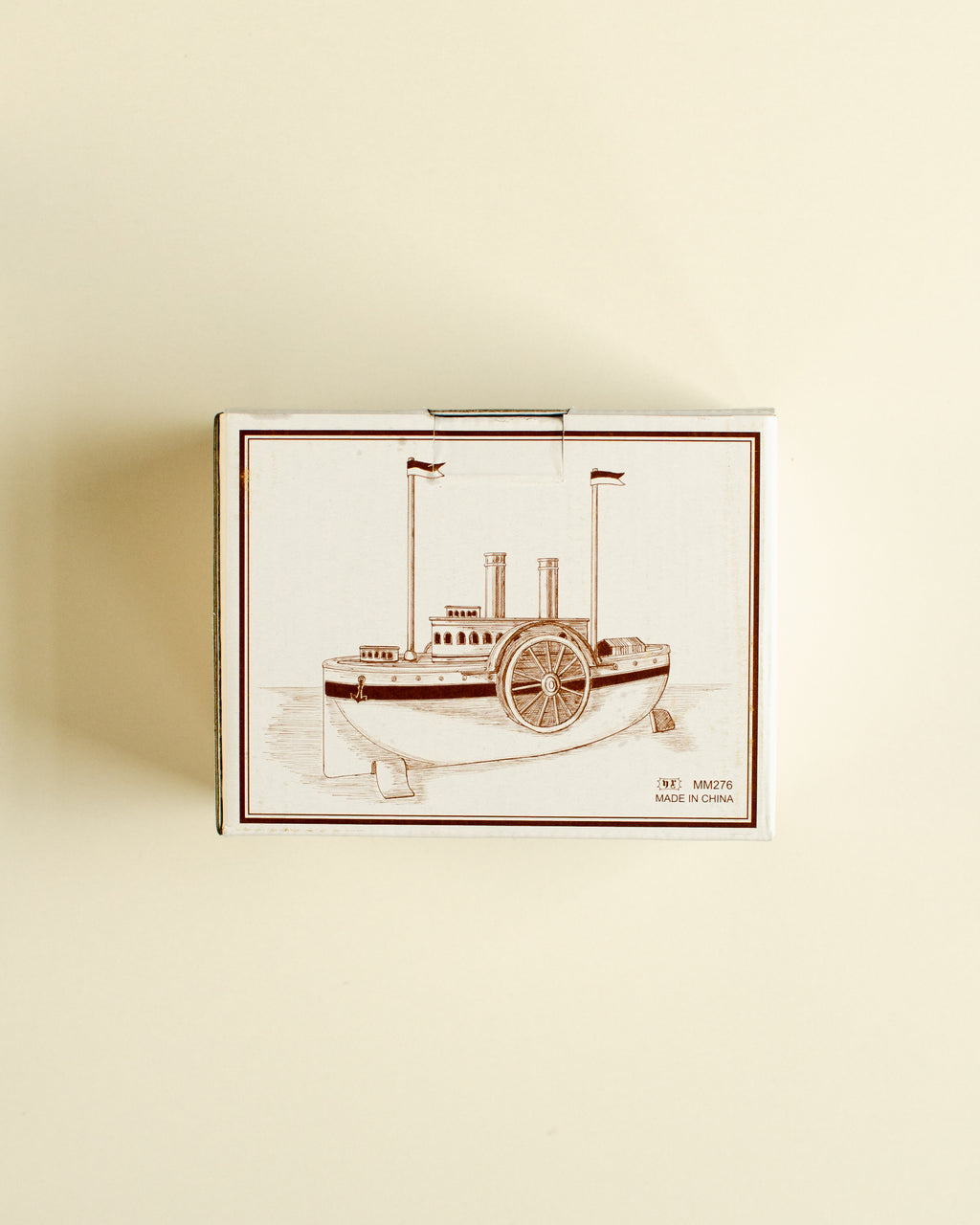 Steamship Tin Ornament