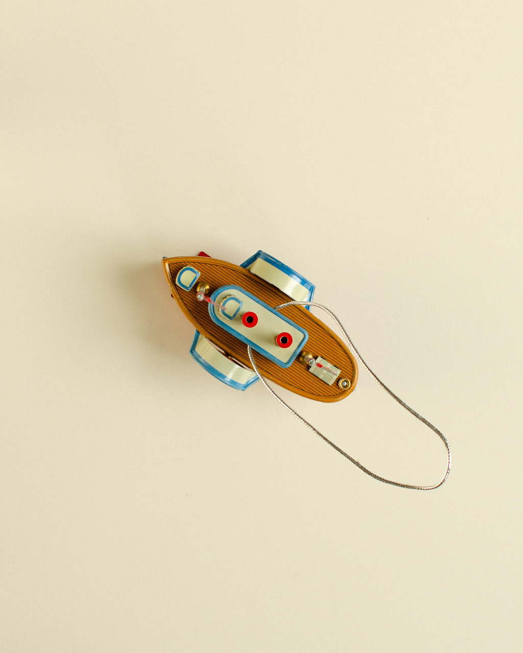 Steamship Tin Ornament