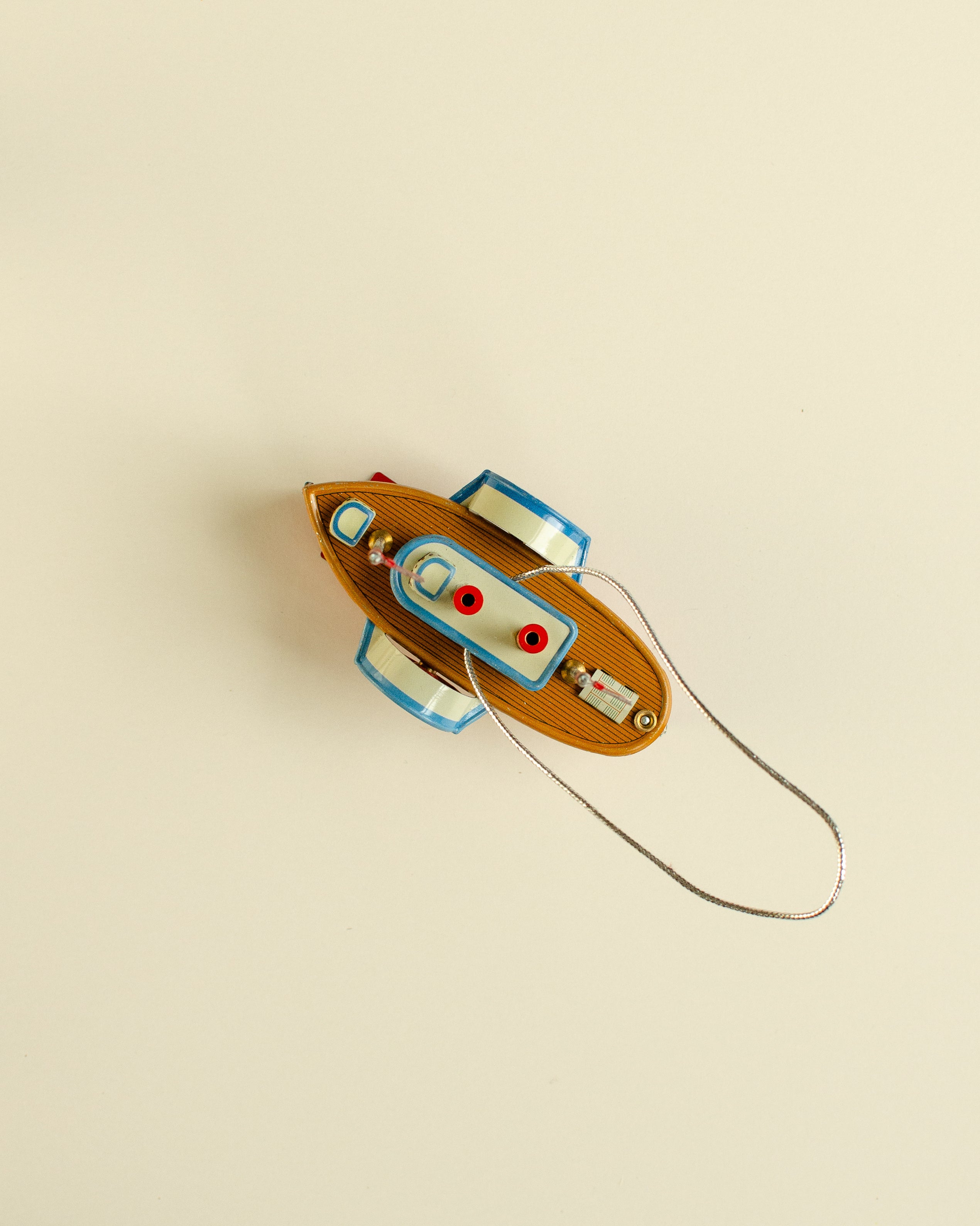 Steamship Tin Ornament