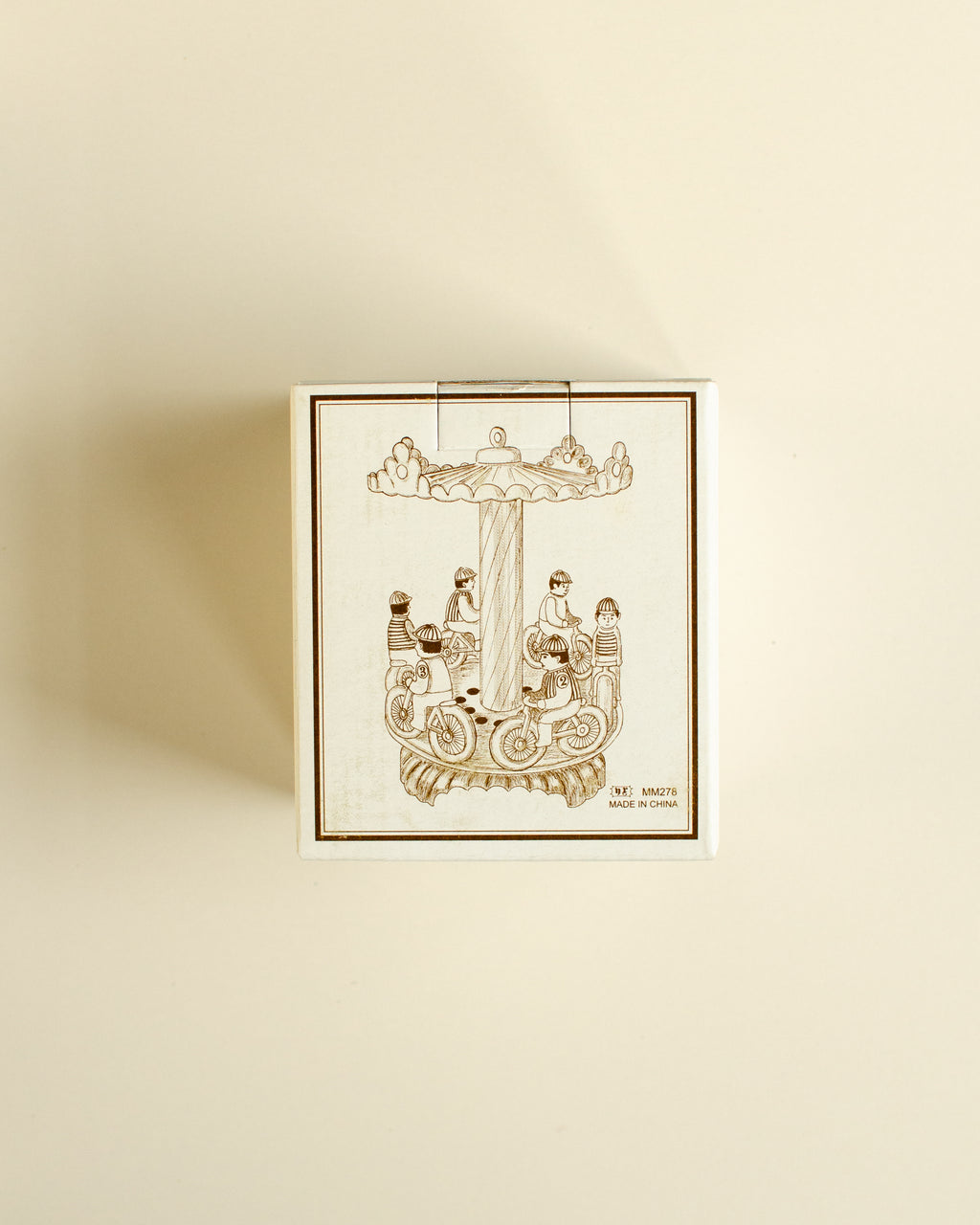 Carousel Bikes Tin Ornament