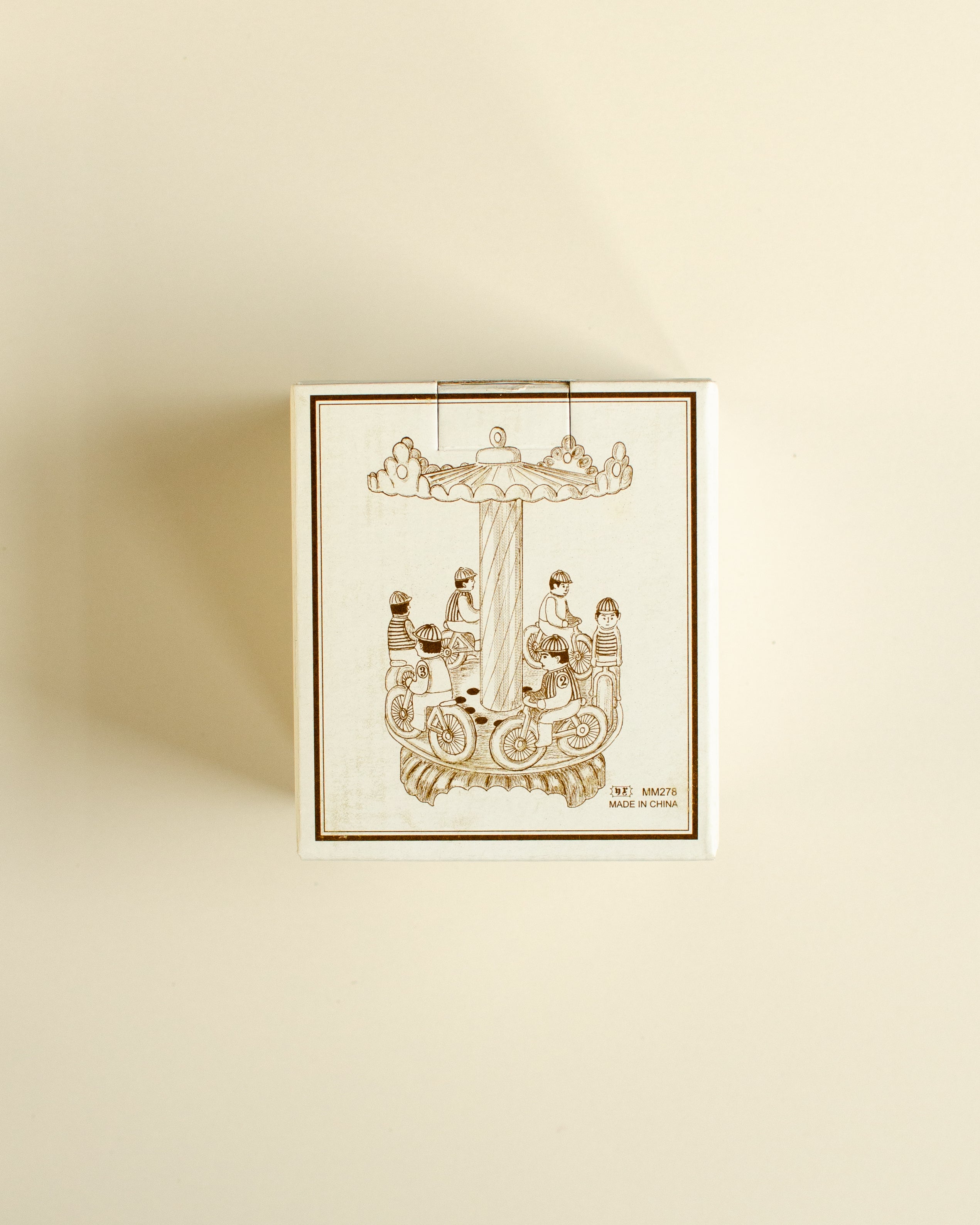 Carousel Bikes Tin Ornament