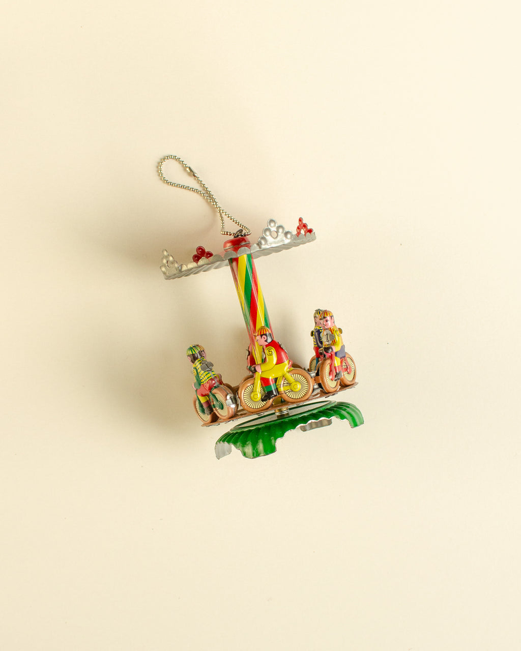 Carousel Bikes Tin Ornament