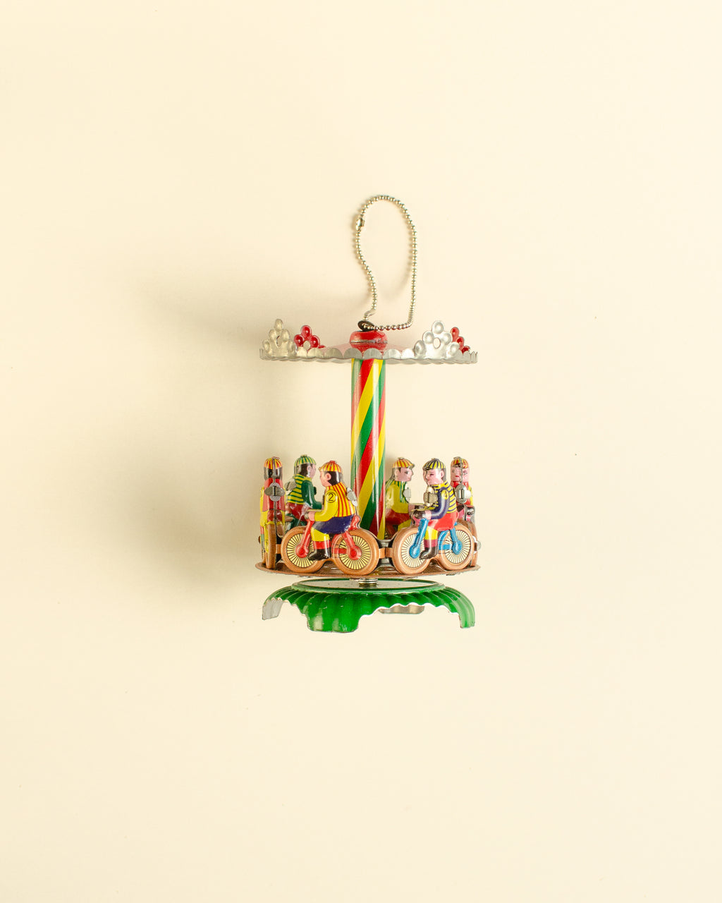 Carousel Bikes Tin Ornament