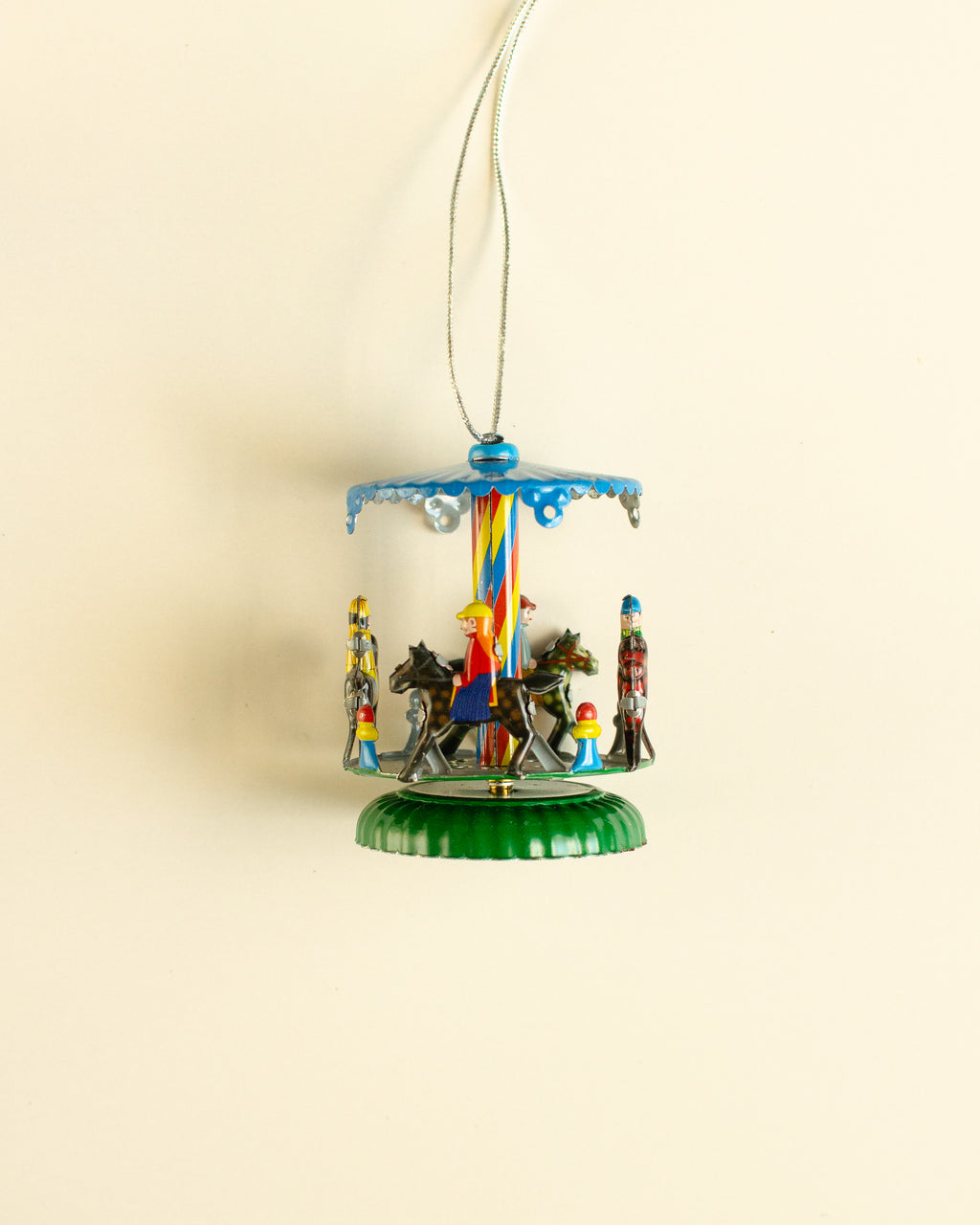 Carousel Horses Tin Ornament