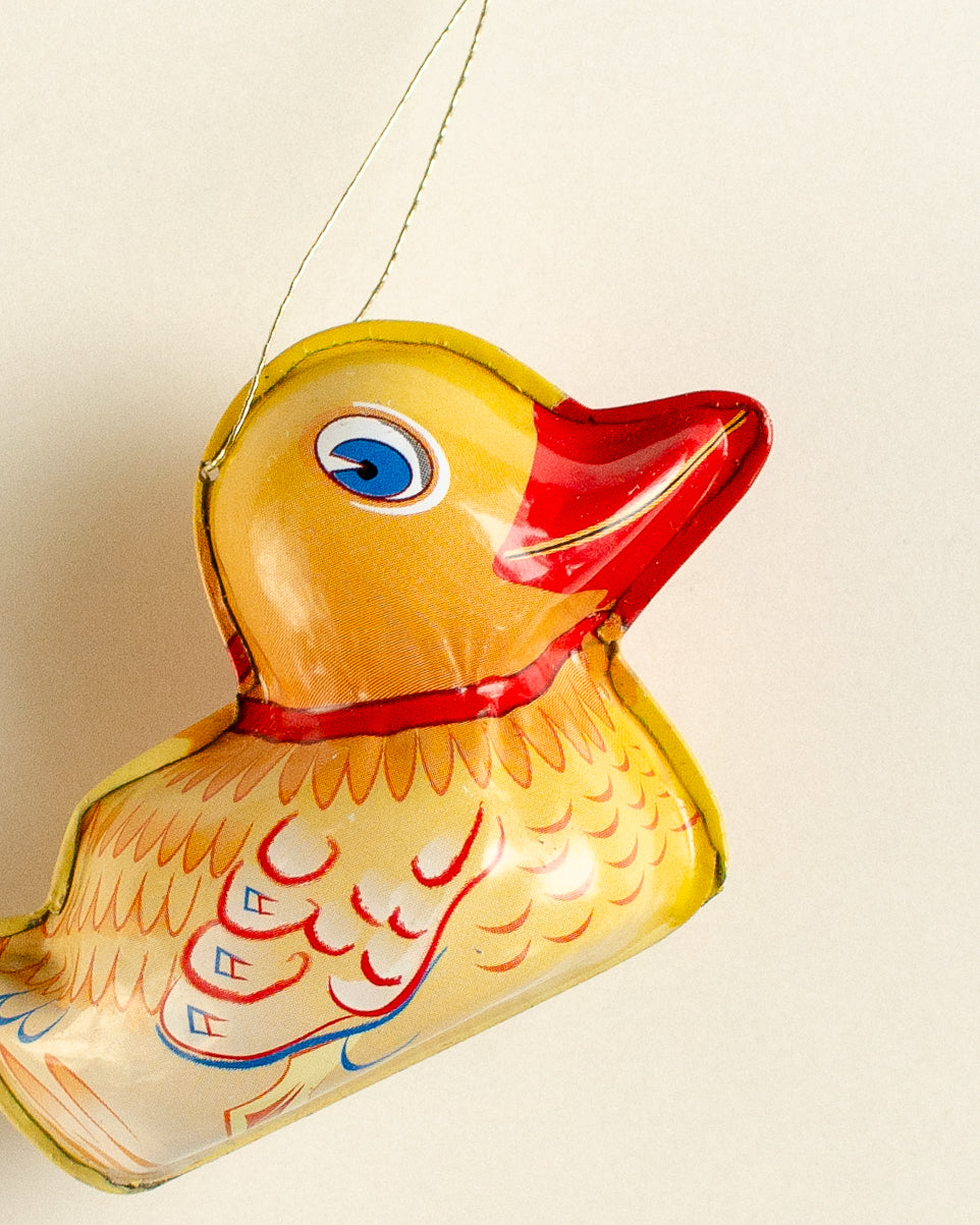 Duck Tin Ornament